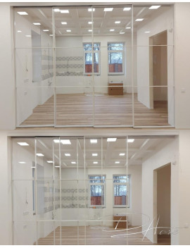 Алюмінієві розсувні системи з 4 частин