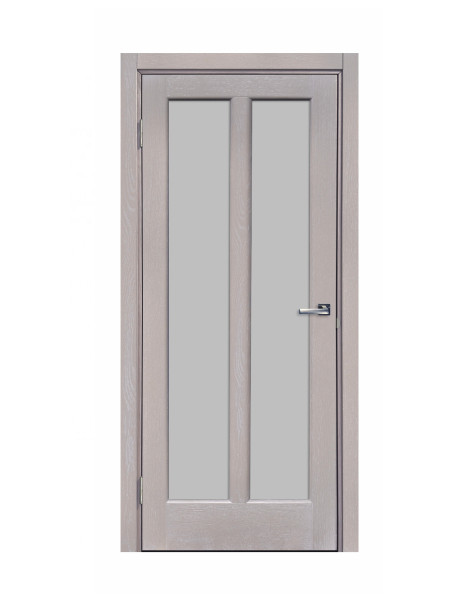 Двері Дельта ПО текстиль + біла патина